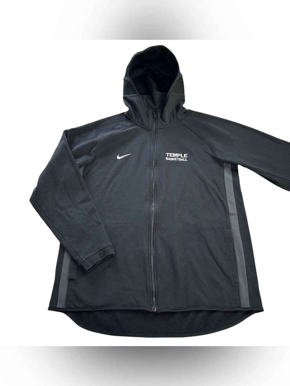 Nike Temple Owls Basketball Mens TEAM ISSUED Dri-FIT Showtime Full-Zip Jacket XL